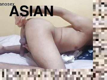 asiático, público, anal, tiro-ao-alvo, pénis-grande, gay, punheta, dildo, fetiche, sozinho