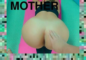 Stepmother & Stepson Naked Yoga With Family Therapy