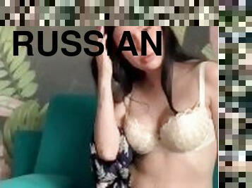 gros-nichons, chatte-pussy, russe, amateur, maison, naturel, serrée, belle, seins, humide