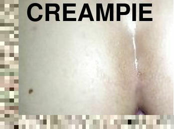 From anal to pussy creampie
