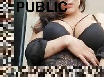 cul, gros-nichons, énorme, masturbation, public, amateur, hardcore, branlette, britannique, solo