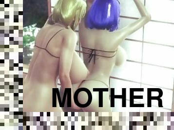 traseiros, teta-grande, mulher-madura, mãe, penetração-de-braço, ejaculação, loira, anime, hentai, mãe-mother