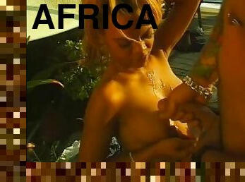 African Life Guard With Big Tits Gets Fucked Hard On The Bench