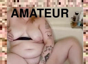 cul, masturbation, pisser, amateur, jouet, belle-femme-ronde, joufflue, première-fois, blonde, percé