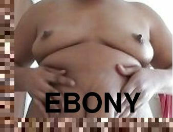 Ebony MILF Gets Off on Titty Rubs