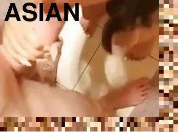 Asian Teen BLOWJOB Subscribe for CUMSHOTS ))