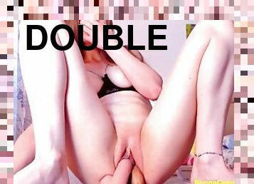 masturbation, giclée, amateur, anal, jouet, doigtage, double, pieds, européenne, euro