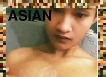 asian, putting, amateur, perempuan-jelita, peju, remaja, kotor, thai, merangkap, berahi