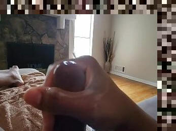 Black Dick Teasing Itself