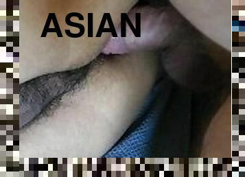 asiático, amador, pénis-grande, interracial, gay, pov, fudendo, branco, urso, pénis