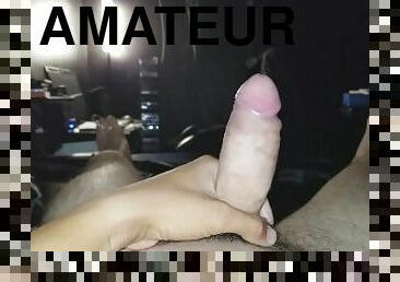 énorme, masturbation, amateur, ejaculation-sur-le-corps, secousses, solo, bite