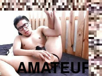 amatør, anal, bøsse, synsvinkel, webcam, dildo, fetish, solo, twink