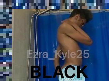 bañando, delgada, negra-ebony, polla-enorme, gay, negra, culo-sexy, ducha, a-solas, gay-joven