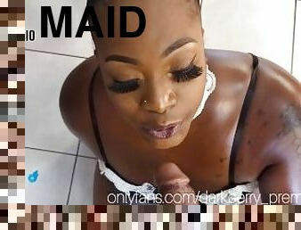 Zulu maid gets fucked by her boss for wearing a short dress