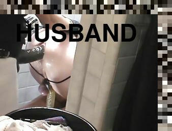 Submissive Husband-strapon Pegging Fisting