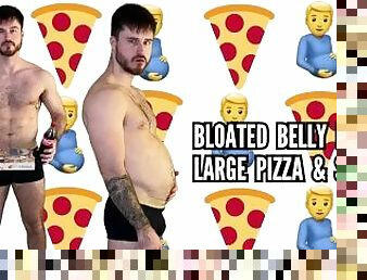 gay, fétiche, solo, pizza, géant