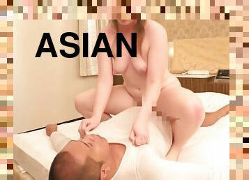 asiatique, ejaculation-sur-le-corps, japonais, bas, point-de-vue, sur-le-visage, horny