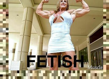 Blue Dress Upper Body Flexes