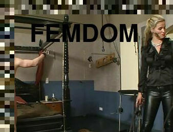 bdsm, blonde, fétiche, latex, bondage, femme-dominatrice