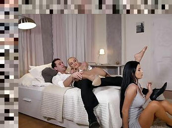 Bra Busting - Lucie Wild, Ania Kinski And Kyra Hot