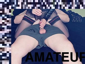amateur, allemand, branlette, bdsm, bas, ejaculation, fétiche, femme-dominatrice