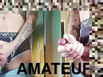 onani, amatør, udløsning, bøsse, afrivning, universitet, sperm, solo, twink, tatovering