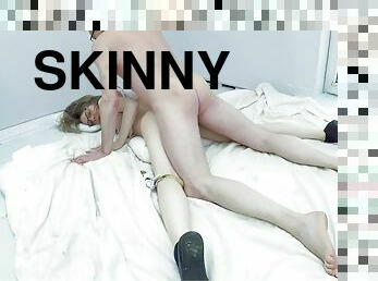 Skinny meek-looking teen smutty xxx video