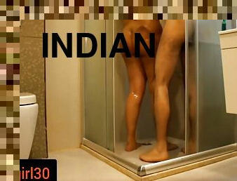 My Indian Viral Wife Wakes Up From The Bed In The Hotel Room, Goes To The Bathroom And Calls Me To Fuck Her Like