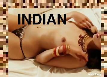 indien, danse, solo, brunette, taquinerie