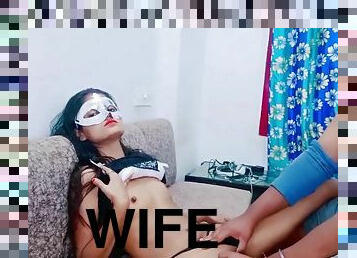 Today Exclusive- Super Hot Look Desi Wife Boob Sucking And Fucking