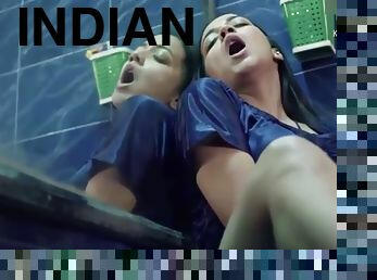 Indian Toying Herself