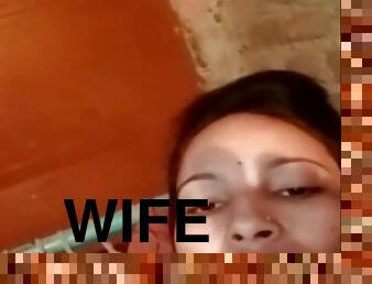 esposa, amador, webcam, sozinho, morena