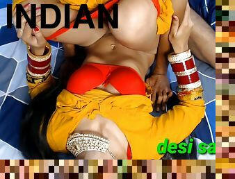 Desi Savita First Time Full Indian Yellow Punjabi Dress Fucking On Bed
