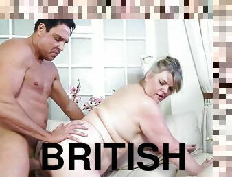 British Chubby Mature Lady Fucking And Sucking