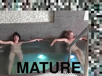 Mature Ladies Unwinding And Getting Naked - Anika H., Petrine And Svetla M