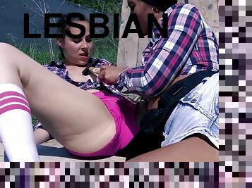 Matching Plaid Babes Take A Lusty Lesbo Break! With Naomi Bennet And Antonia Sainz
