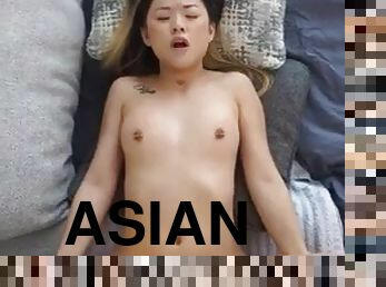 asiatique, hardcore, horny, pute, caché