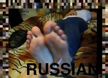 russe, pieds