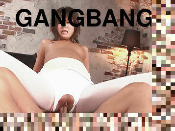 Gangbang for petite japanese