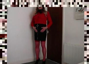 gros-nichons, secrétaire, transsexuelle, amateur, européenne, britannique, euro, lingerie, solo, patron