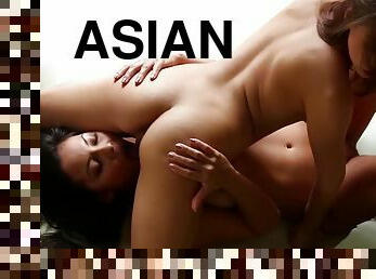asiatisk, store-patter, skønheder, lesbisk, latiner, sort, sperm, naturlig, lille, våd