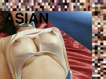 asiático, teta-grande, babes, chupanços, brinquedo, japonesa, penetração-de-braço, bdsm, fetiche, escravidão