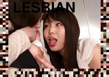 sayang, lesbian-lesbian, remaja, jepang