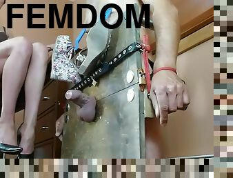 Ballbusting Femdom Video