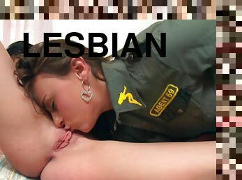hadsereg, irodában, punci, vékony, leszbikus, fiatal-18, borotvált, rendőr, barna