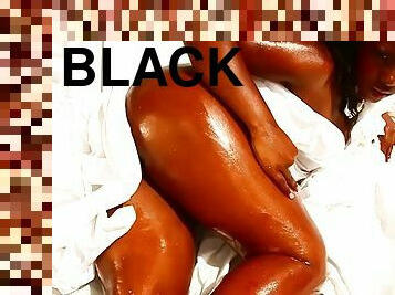 Sierra Senquis shows off her tight black body Black Goddess