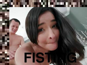 fisting, orgasme, chatte-pussy, fou, doigtage, sale, fantaisie, mignonne, par-voie-orale, brutal