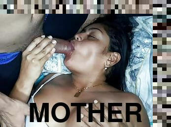 I wake up my stepmother putting my cock in her mouth