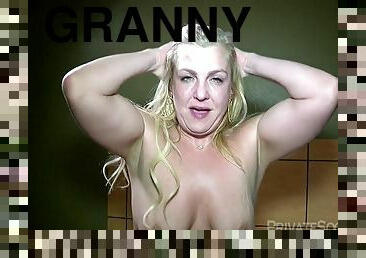 Hot granny interracial gangbang video