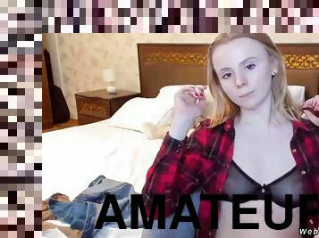 amatør, teenager, hjemmelavet, sort, soveværelse, undertøj, webcam, lille, solo, bh